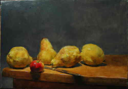 LES COINGS HST 38X55 CM - © Christophe Thiry, peintre