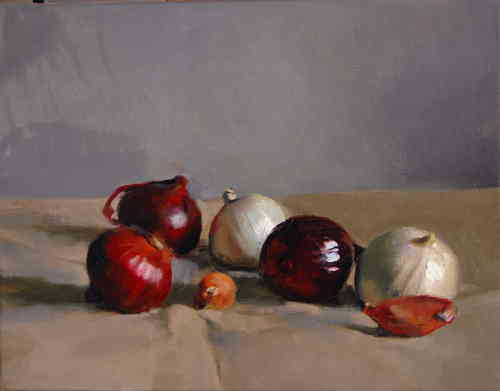 OIGNONS HST (VENDU) - © Christophe Thiry, peintre