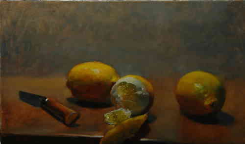 ZESTE HST 27X46 CM (VENDU) - © Christophe Thiry, peintre