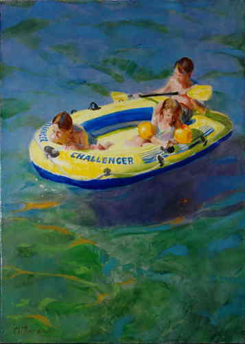 LES AVENTURIERS HST (VENDU) - © Christophe Thiry, peintre