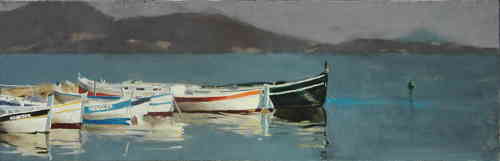 POINTUS HST 30X90 CM (VENDU) - © Christophe Thiry, peintre