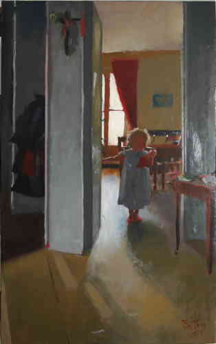 FILLETTE HSP (VENDU) - © Christophe Thiry, peintre