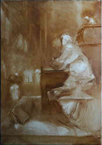 INQUISITION HST 50X35 CM - © Christophe Thiry, peintre