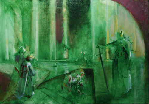 LE SAINT SEPULCRE HST 46X65 CM - © Christophe Thiry, peintre