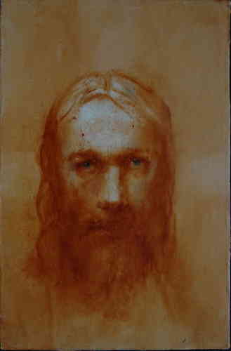 SAINTE FACE HST (VENDU) - © Christophe Thiry, peintre